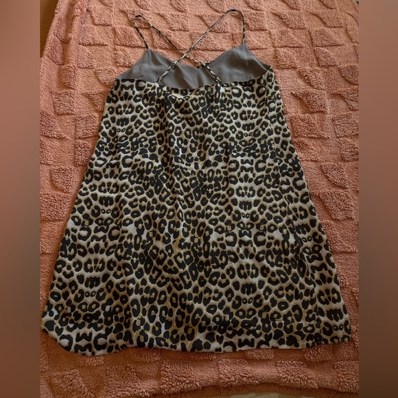 Rebecca Minkhoff Sam Slip Dress Leopard Print Size 8 - Picture 3 of 9